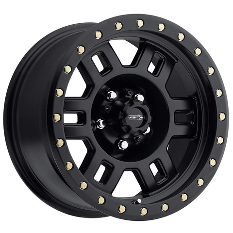VISION WHEEL 17X8.5 5X5.0 4.7BS MANX 398 MATTE BLACK