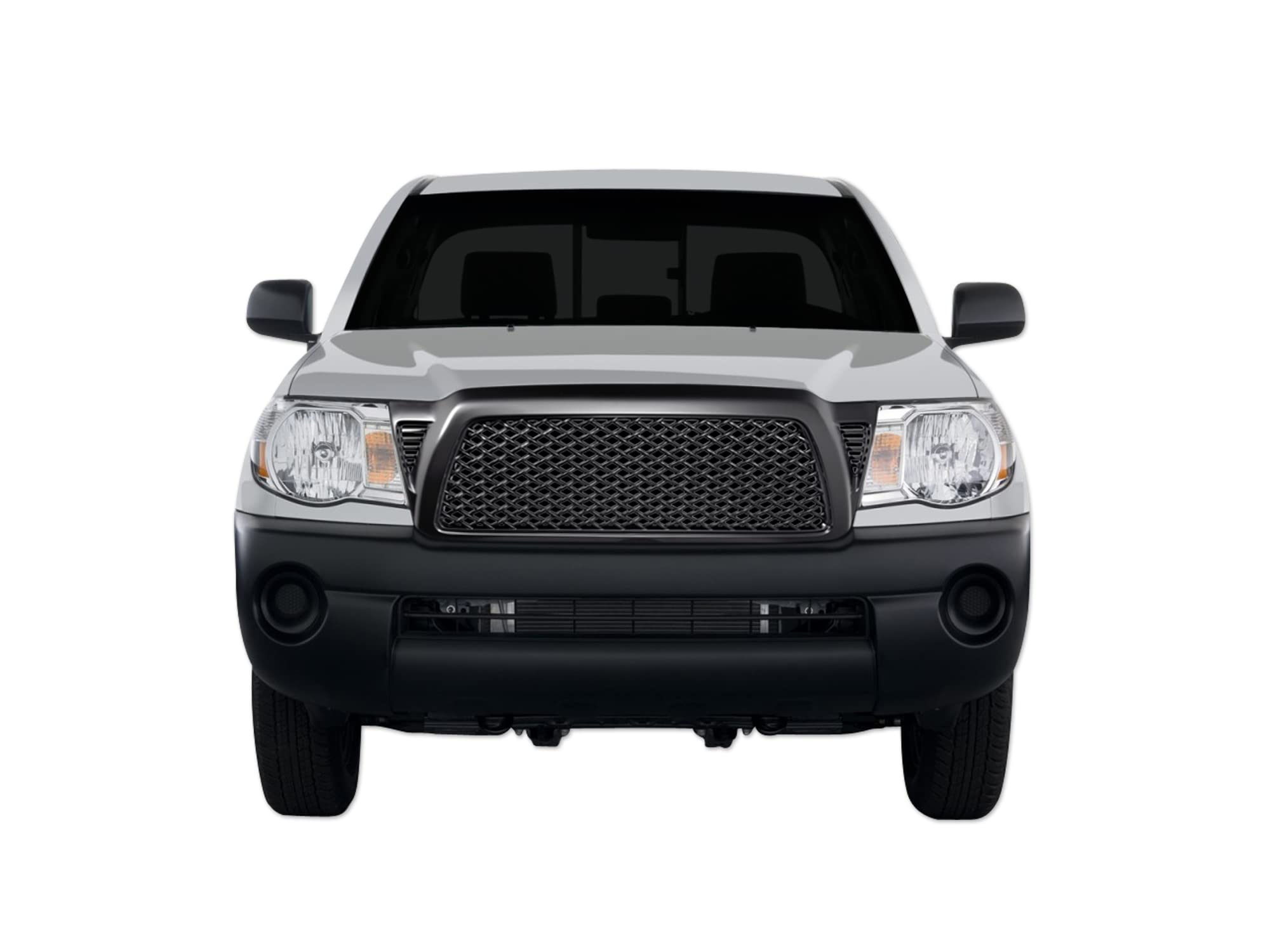 7165564 Armordillo USA Mesh Front Hood Grille - Matte Black Fits 2005-2011 Toyota Tacoma