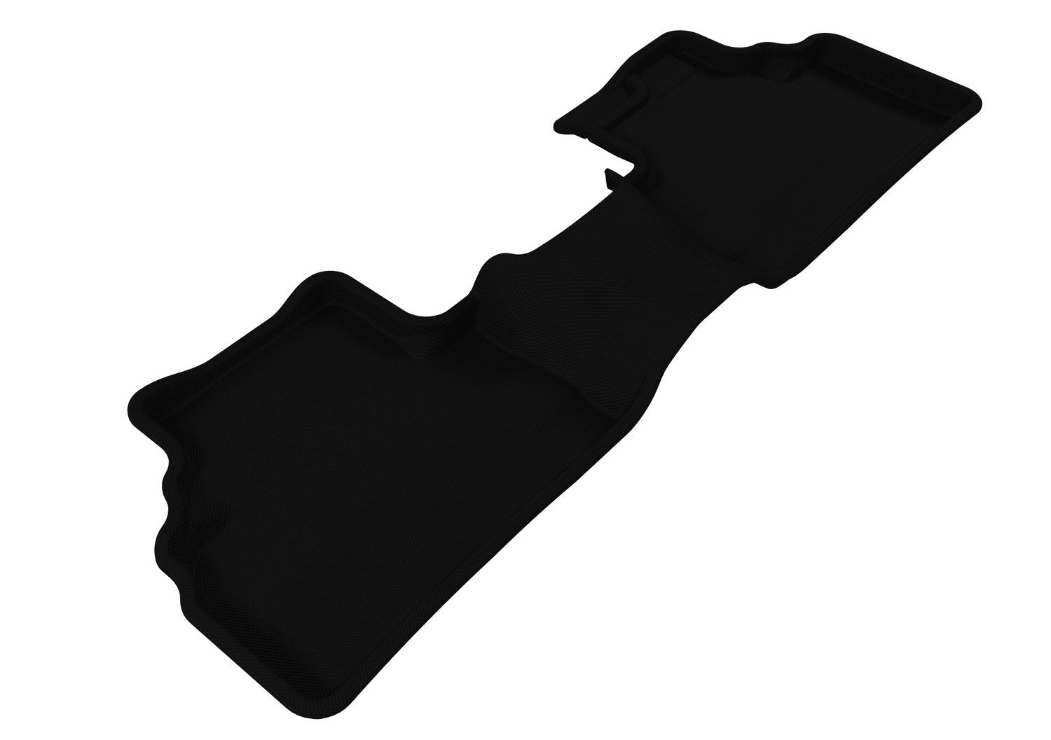Kagu Floor Mat (Black) 3D MAXpider Custom Fit for 2007-2012 Mazda CX-7-2ND Row