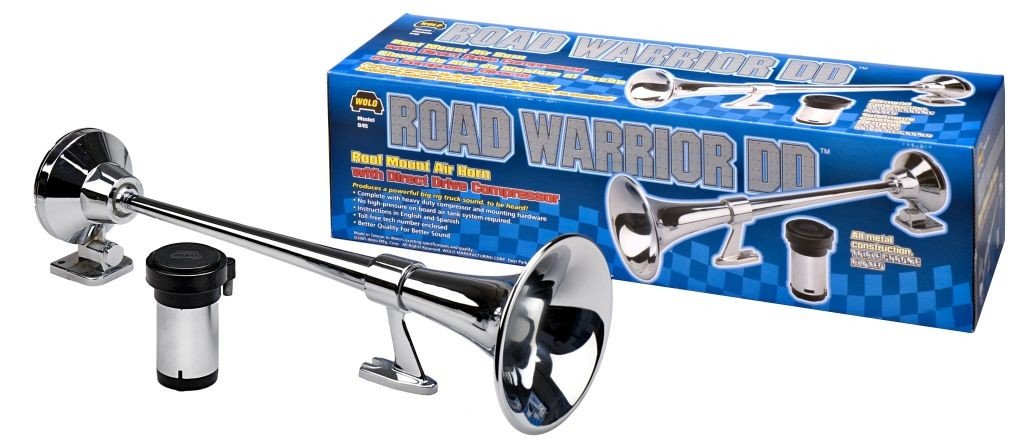 Road Warrior Wolo (845) Truck Air Horn - 12 Volt Roof mount