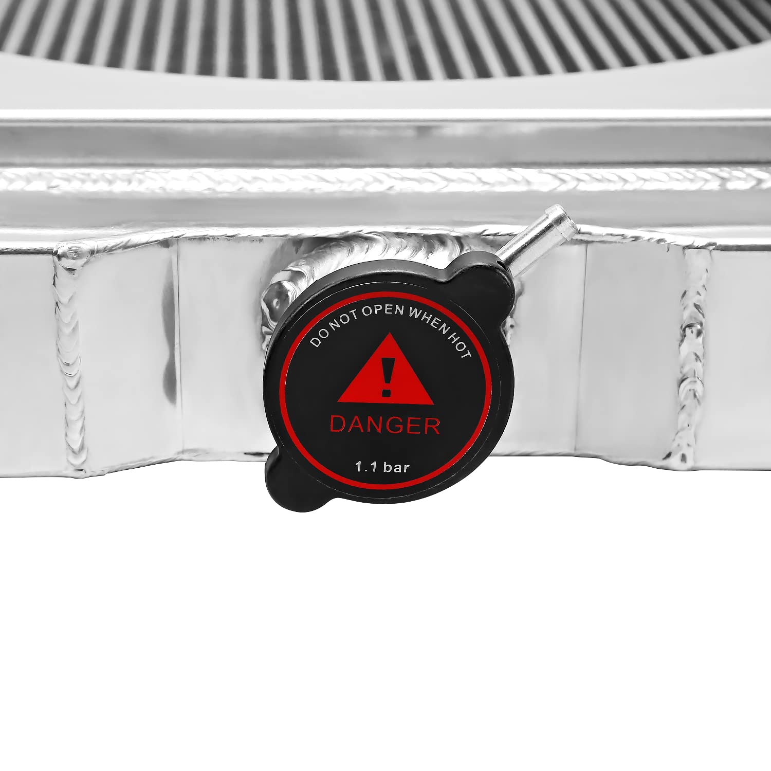3 Row Aluminum Cooling Radiator with Fan Shroud Spec-D Tuning Compatible with 1967-1970 Ford Mustang V8