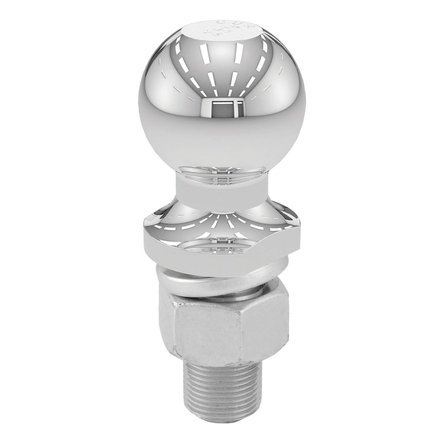 CURT 40038 Trailer Hitch Ball Chrome, 12,000 lbs, 2-Inch Diameter, 1 x 2-1/4-Inch Shank