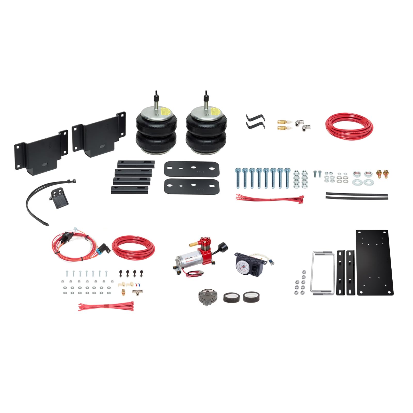Airide Firestone 2871 All-In-One Analog Rear Air Spring Kit fits 2007-2021 Tundra | Load Leveling Design | Up to 5,000 lbs Load Capacity | 5-100 PSI | Easy Installation