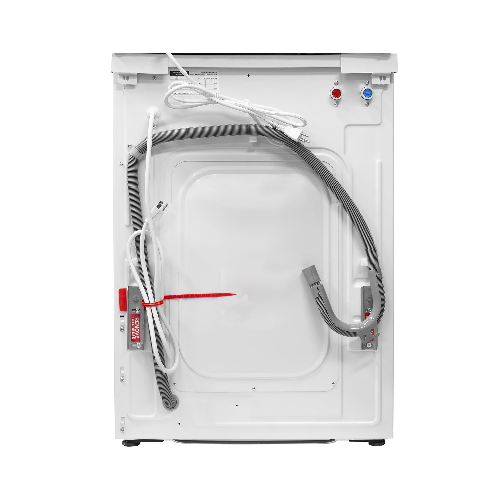Equator 1.6cf/15lbs Compact Washer PET CYCLE 15 Programs 110V (White)
