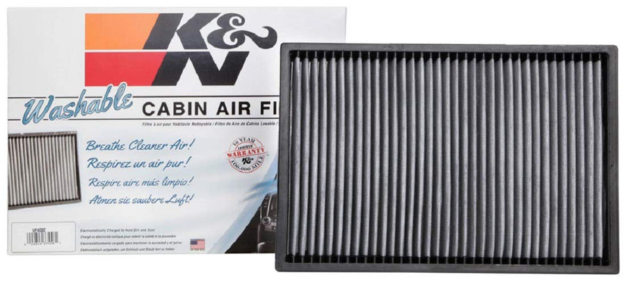 Cabin Air Filter K&N LIFETIME: Premium, Washable, Clean Air for your Cabin: Compatible with 2006-2020 Dodge/Mercedes Benz/Volkswagen: Sprinter, Crafter, VF4002
