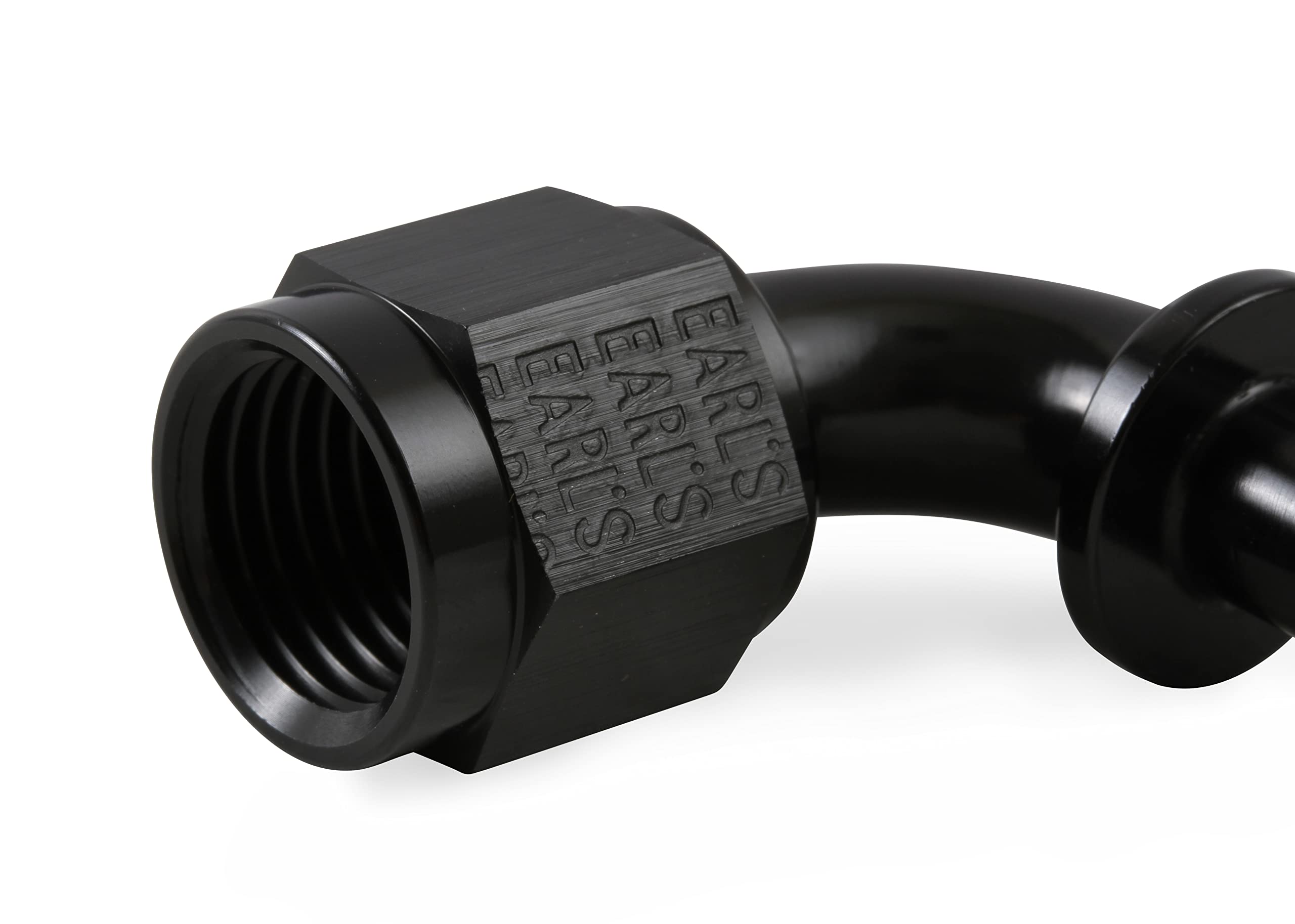 90 Deg. Earl's -6 To 5/16 Vapor Guard Hose End