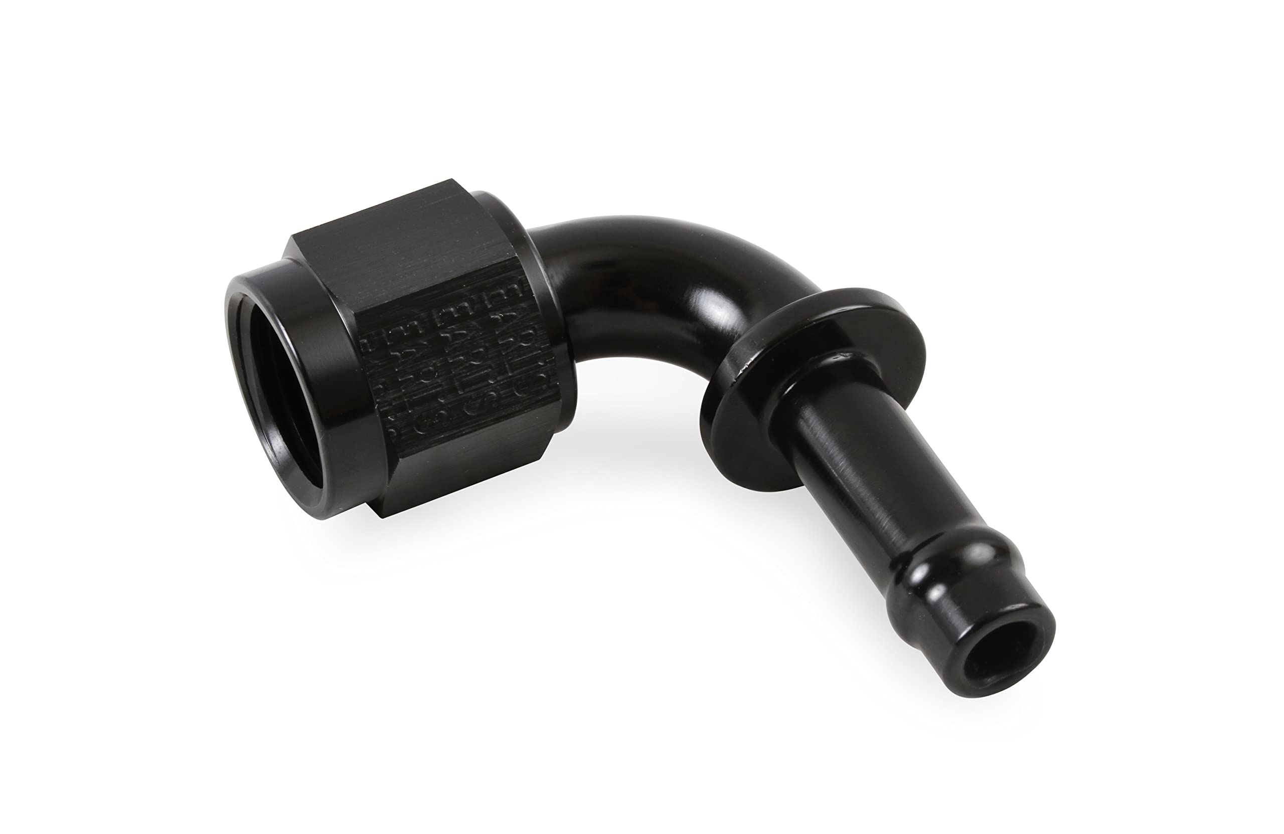 90 Deg. Earl's -6 To 5/16 Vapor Guard Hose End