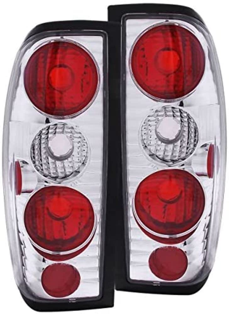 Chrome Euro Tail Light Set-Clear Lens ANZO USA 211114