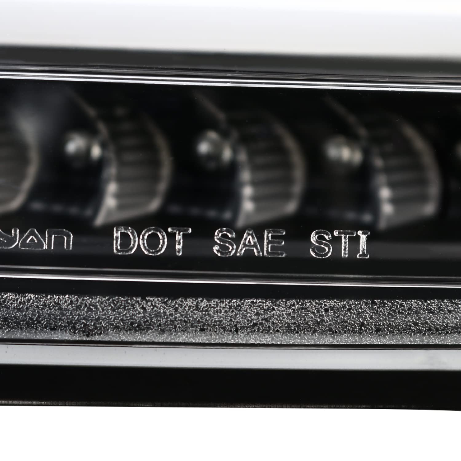 Black LED Bar Tail Lights SPEC-D TUNING Compatible with 2015-2017 Volkswagen Golf GTI Models, Left + Right Pair Assembly