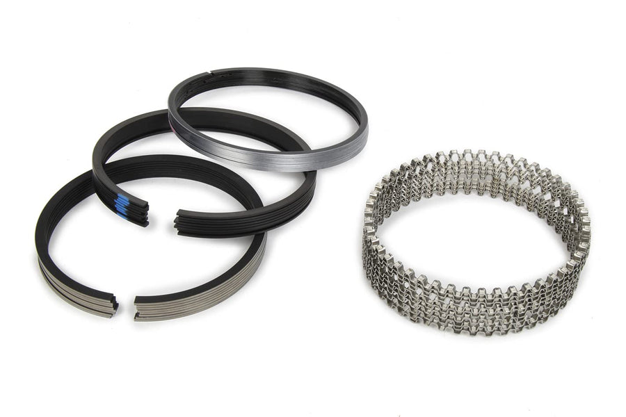 77 MICHIGAN Piston Rings, 4.280 in Bore, File Fit, 1/16 x 1/16 x 3/16 in Thick, Standard Tension, Plasma Moly, 8 Cylinder, Kit