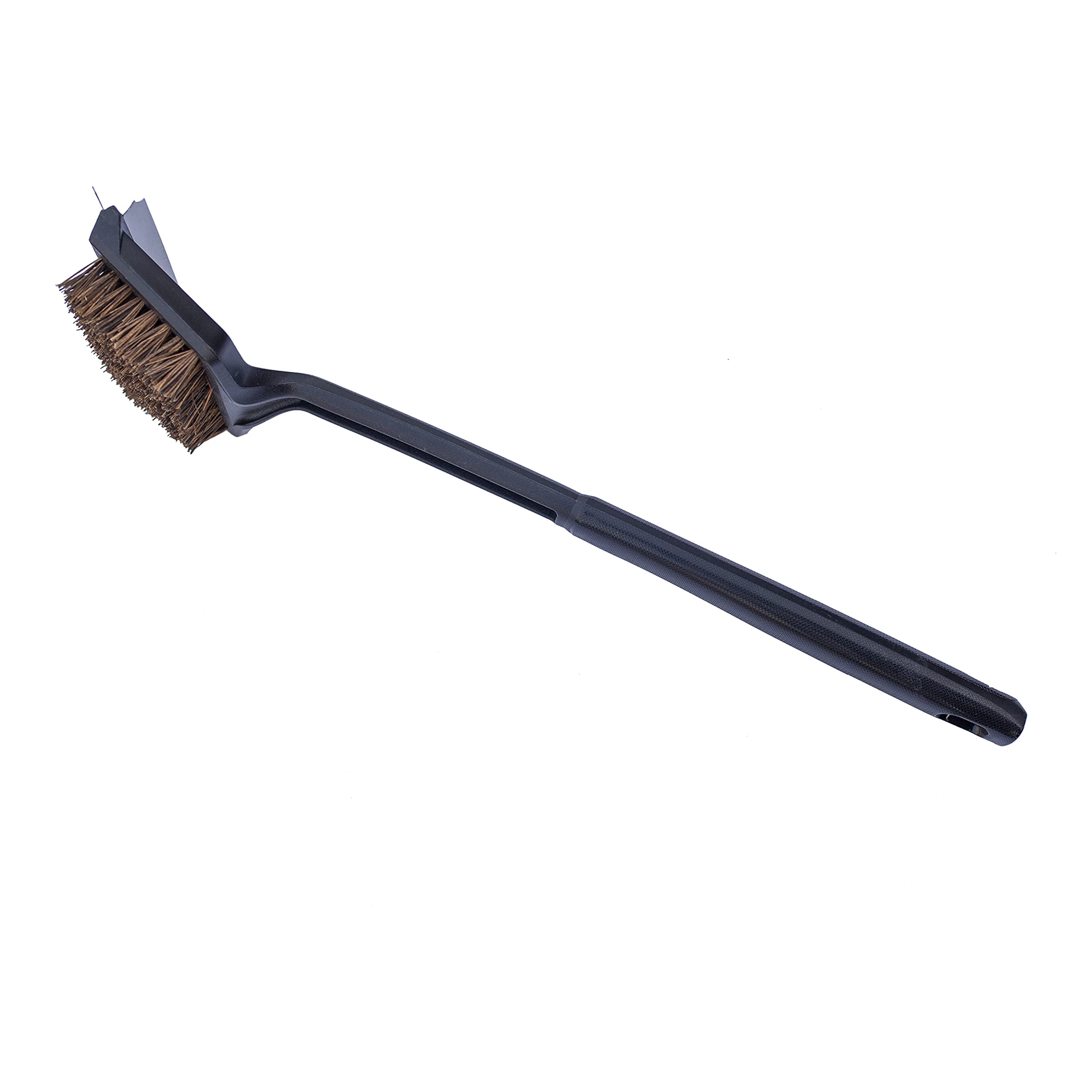 Dyna Glo 18" Grill Brush Flat Top w. Palmyra Bristles and Stainless Steel Scraper