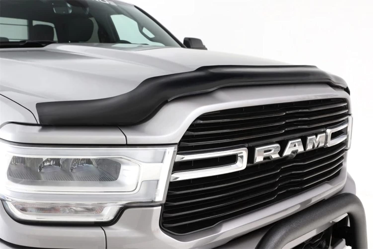 Bugflector Hood Shield/Protector Auto Ventshade [AVS] | Fits 2019-2026 Ram 2500/3500 (Excludes Sport, Powerwagon & Rebel Hoods) | High Profile Bug Deflector - 1 pc., Dark Smoke | 23614