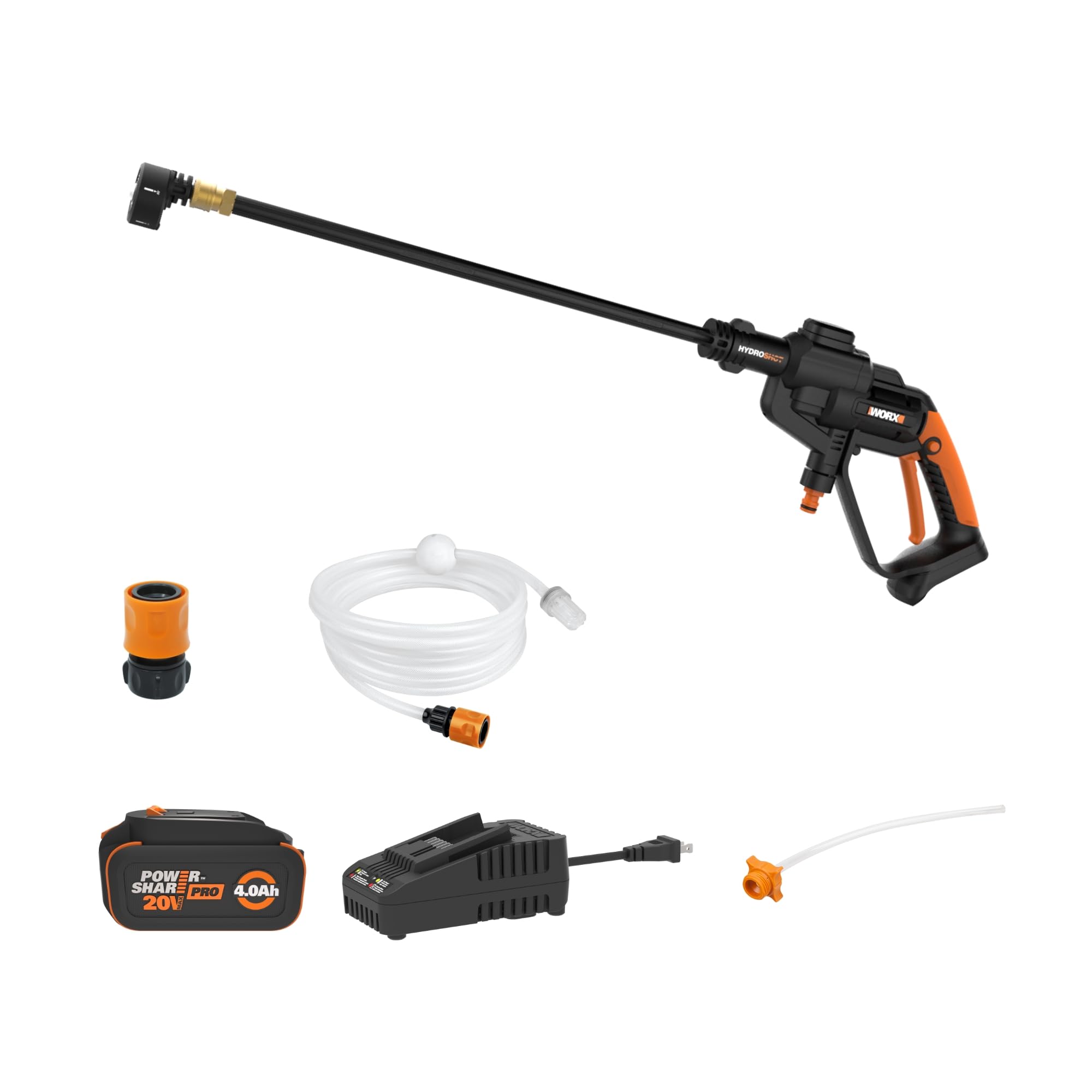 20V WORX Hydroshot Portable Power Cleaner 320 PSI -WG620 (Battery & Charger Included)