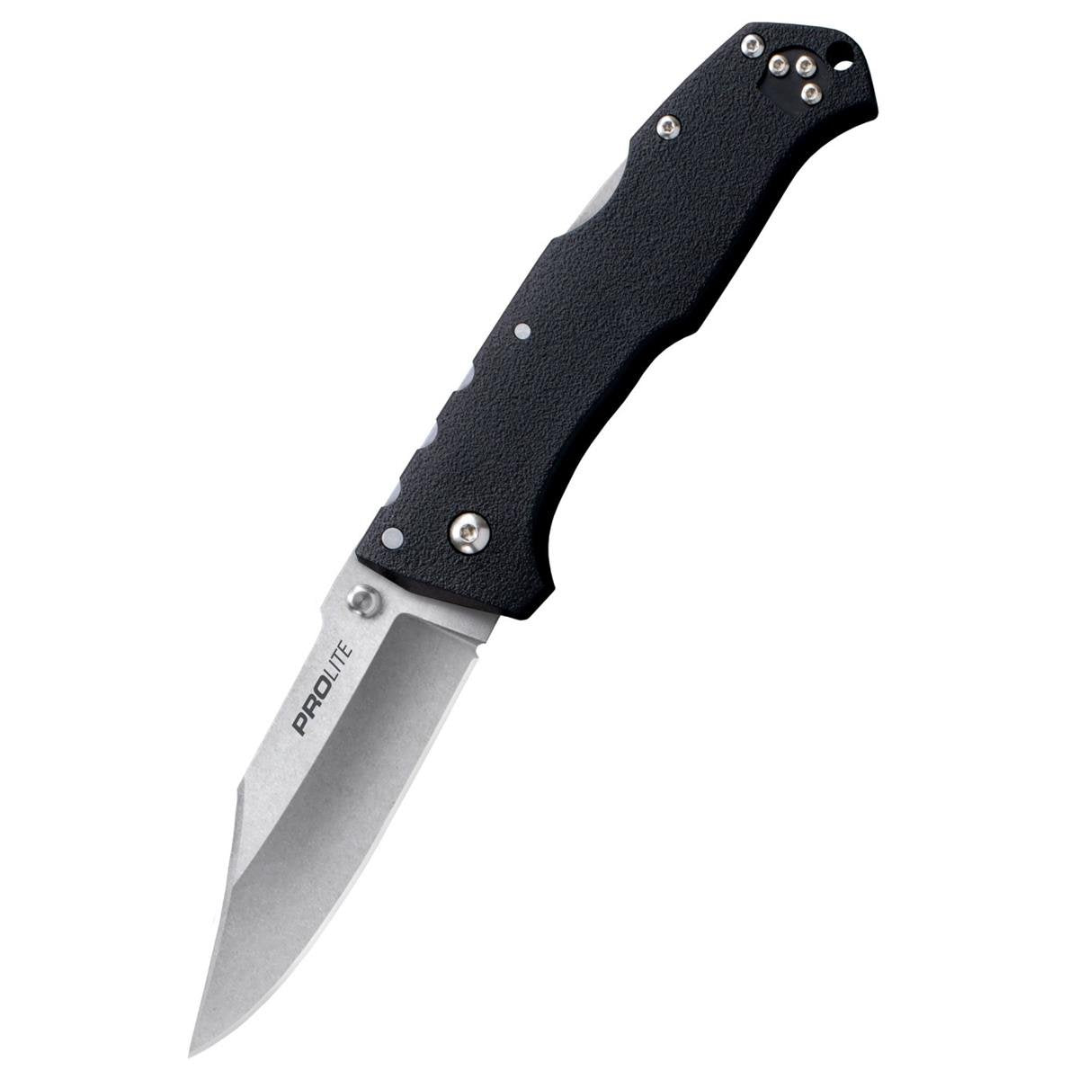 Cold Steel 3.5" Pro Lite Clip Point Razor-Sharp Blade 4.5" GFN Handle Everyday Carry Pocket Folding Knife w/Tri-Ad Lock