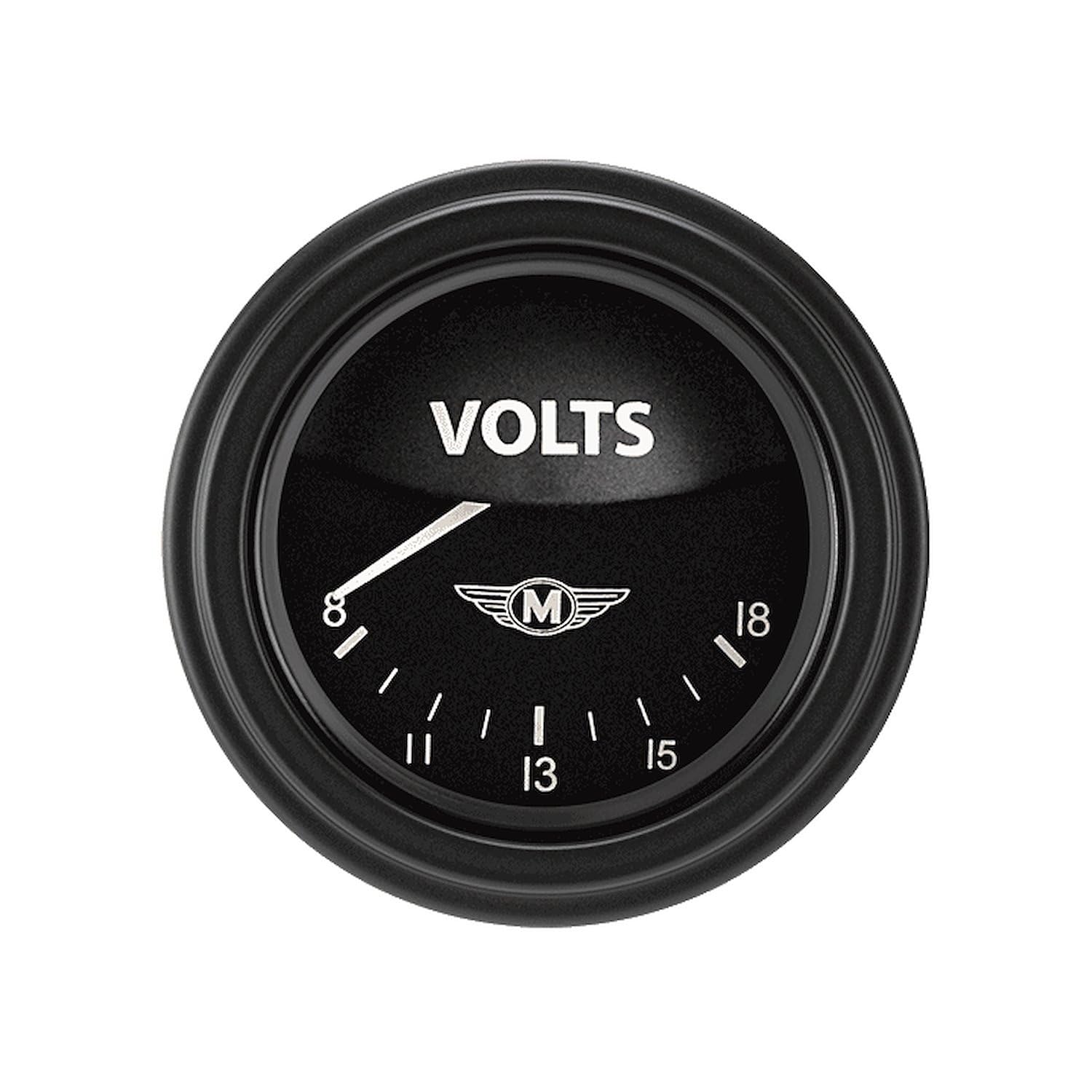 MA30BLF Classic Instruments Moal Bomber 2-1/8" Volt Gauge