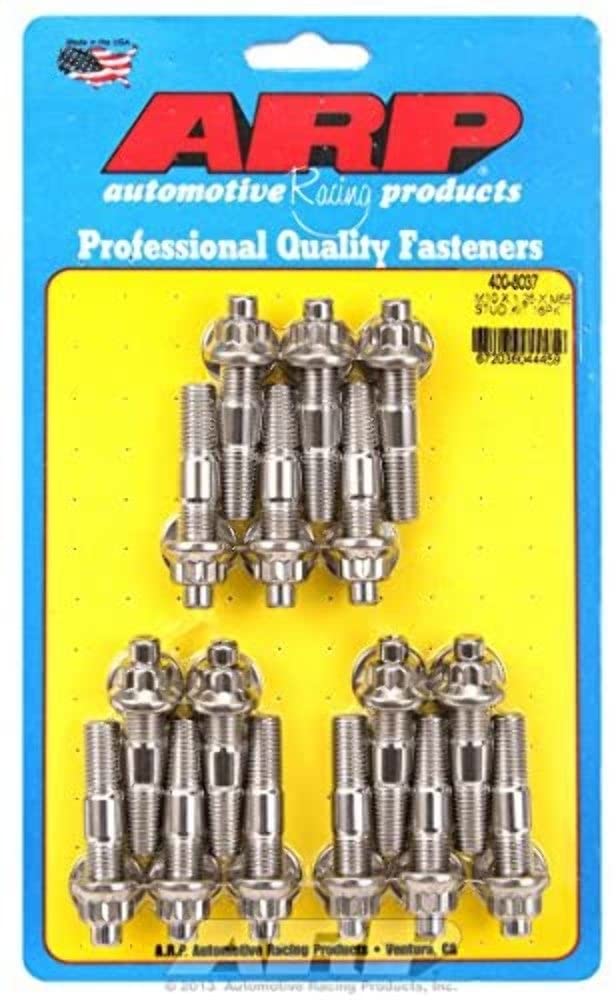 Broached stud Kit ARP 400-8037 (M10 X 1.25 X 55mm broached stud 16pcs)