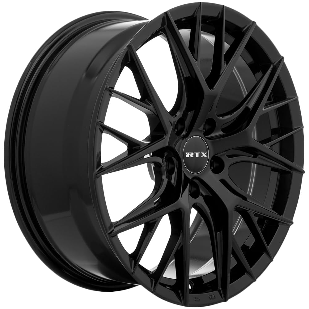 Custom RTX Valkyrie Wheel - 18x8, 40 Offset, 5x114.3 Bolt Pattern, 73.1mm Hub - Gloss Black Rim