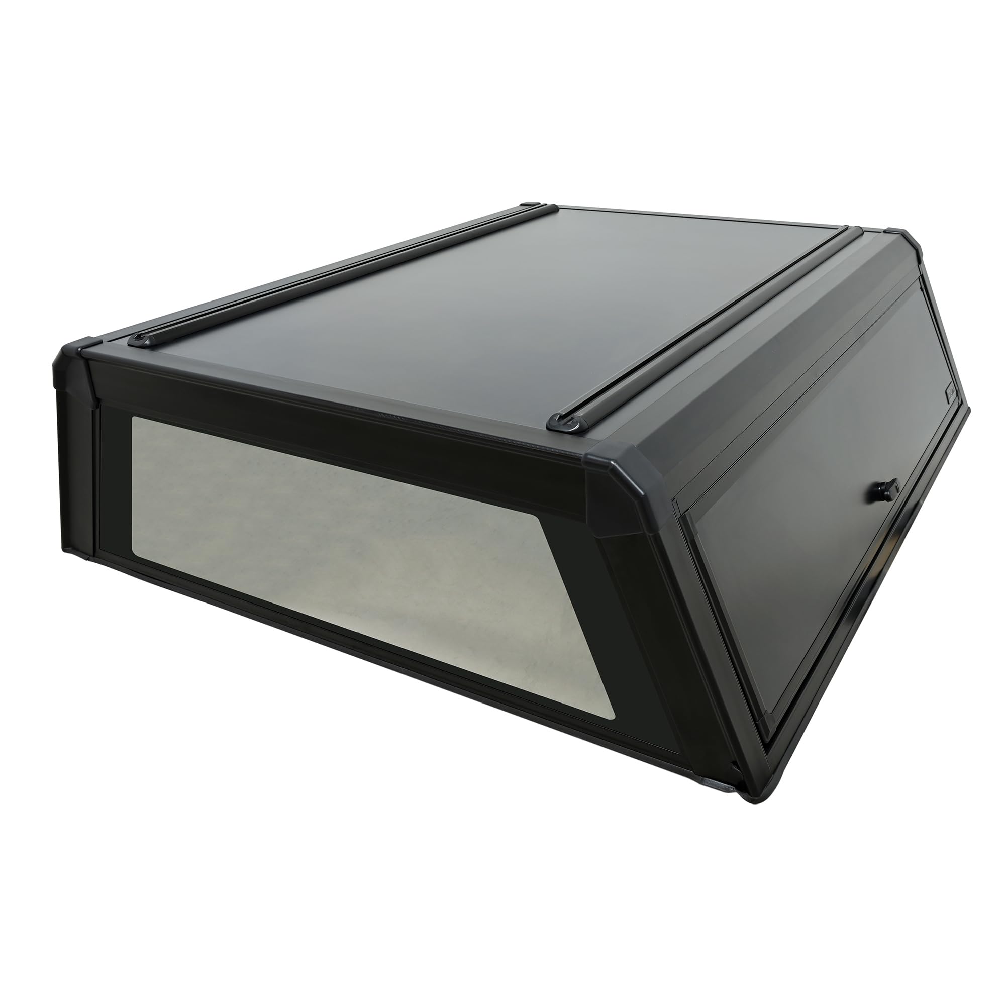 Westin 16-15505 Truck Cap EXP with Solid Front Glass fits 2023-2026 Frontier 6'1" Bed Matte Black