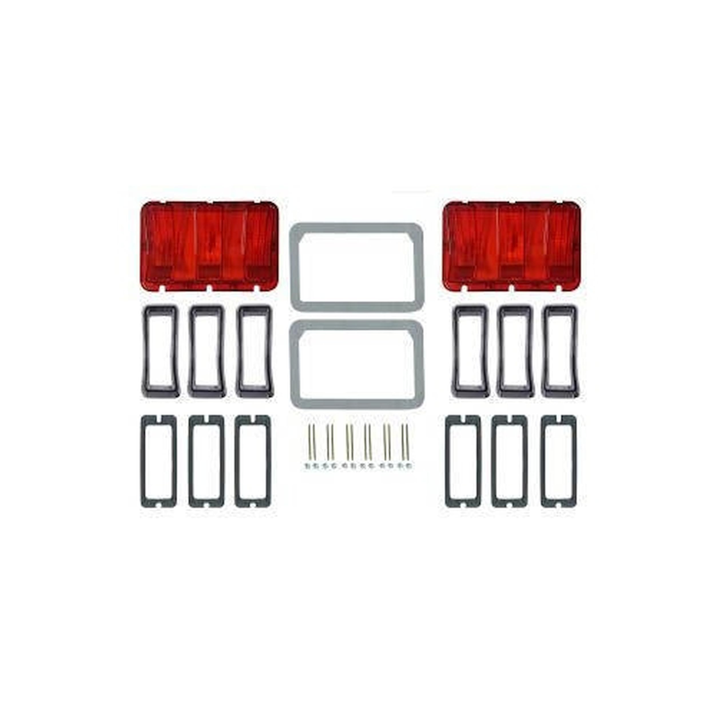 KIT-ELC-6-DLX Scott Drake Concours Taillight Bezel & Lens Master Kit