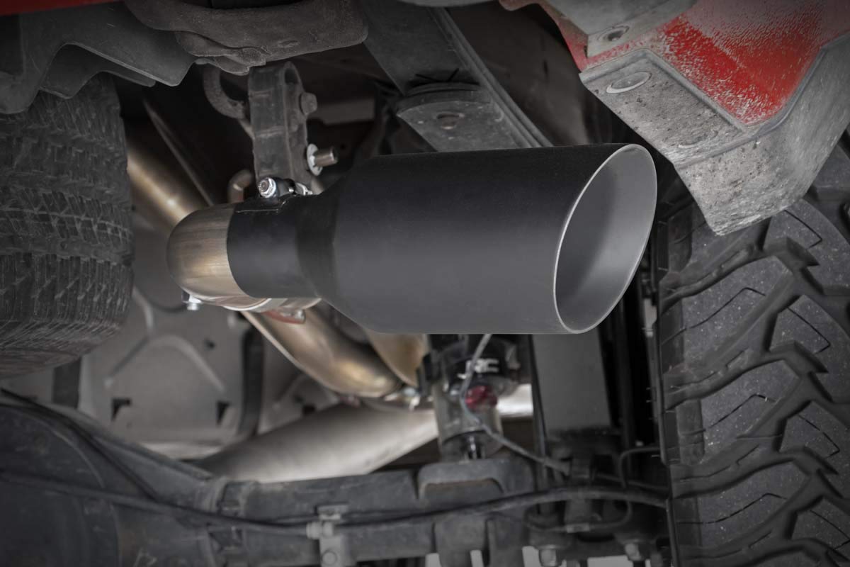 Dual Rough Country Cat-Back Exhaust for 09-13 Chevy/GMC 1500 | 4.8L/5.3L - 96008