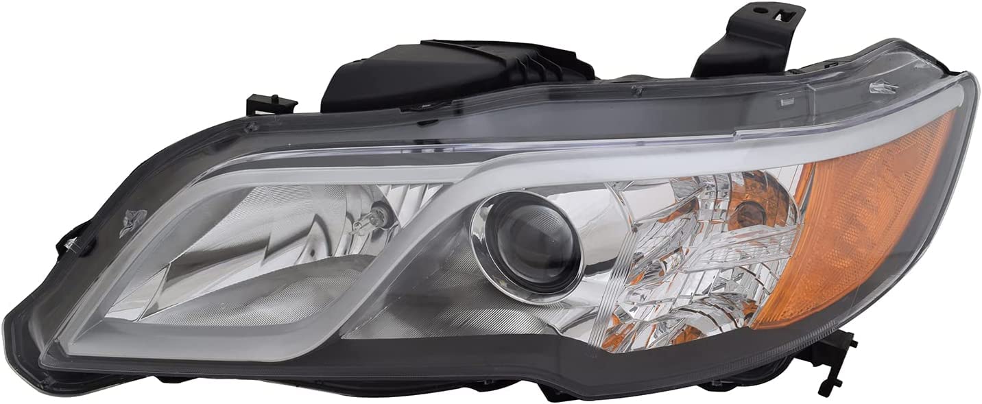 Left TYC Headlight Assembly Compatible with 2013-2015 Acura RDX