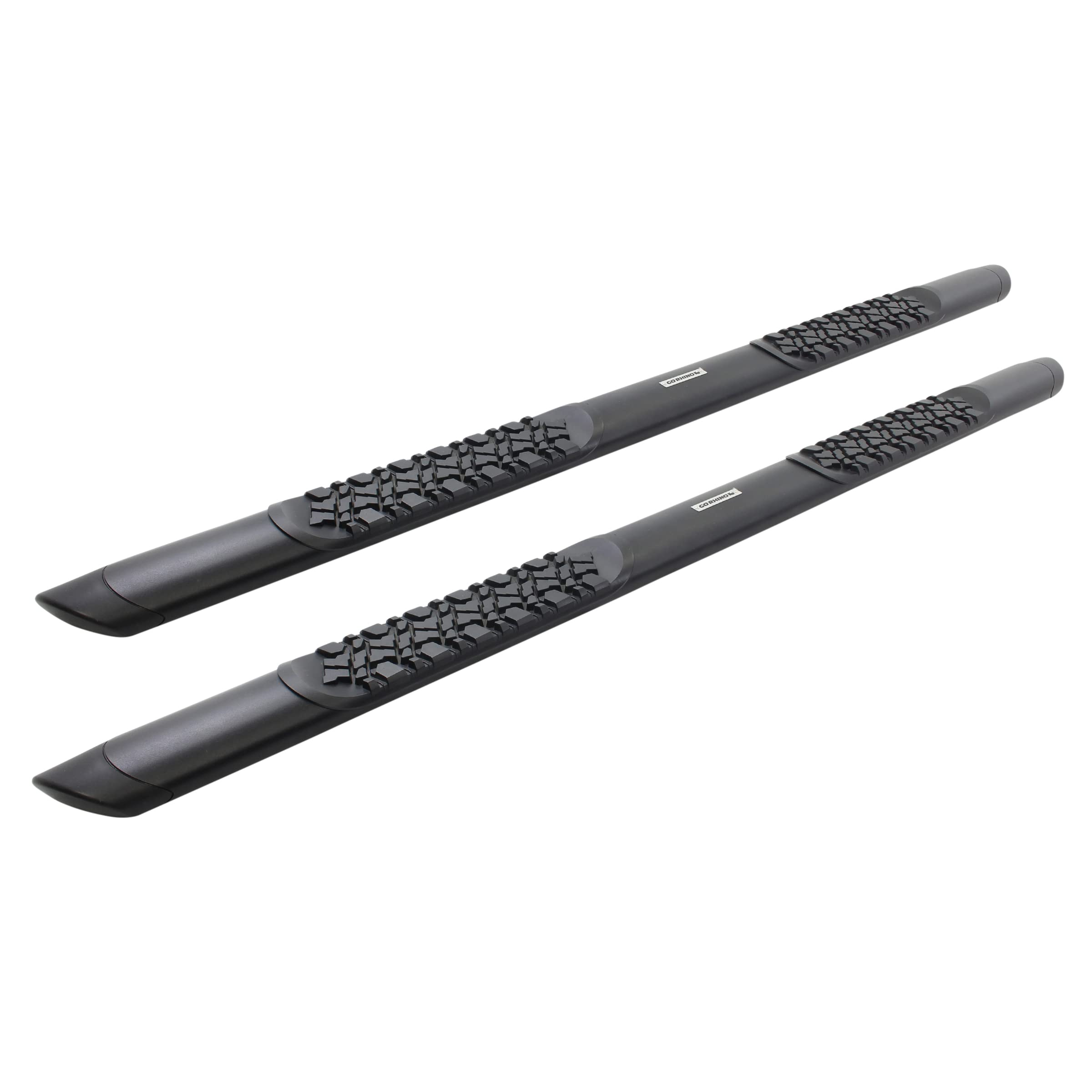 V-Series V3 Go Rhino 5" Side Steps & Mounting Brackets | Aluminium, Textured Black | V3443974T | Fits 2023-2024 Toyota Sequoia