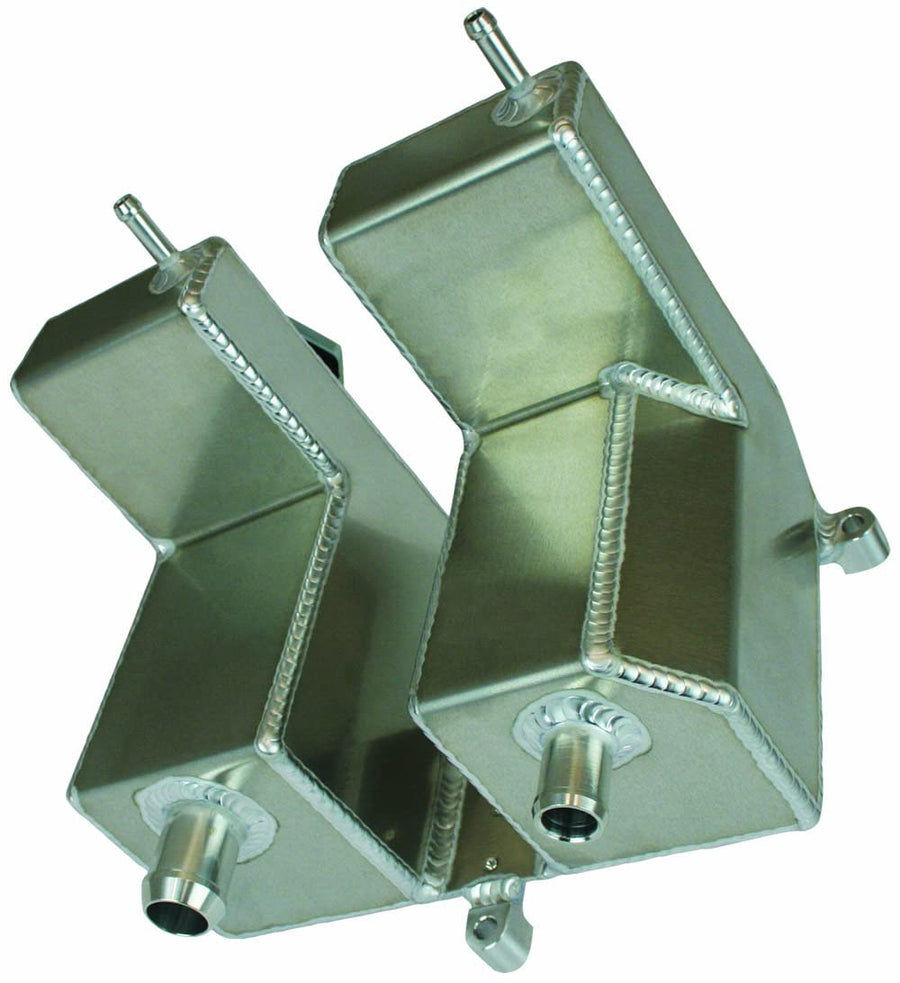 Moroso Dual Aluminum 43002 Coolant/Intercooler Tank, Fits Polaris RZR Turbo and Turbo S, 2016-Up
