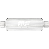Performance MagnaFlow Exhaust Muffler 10419: 4in. Round, Straight-Through