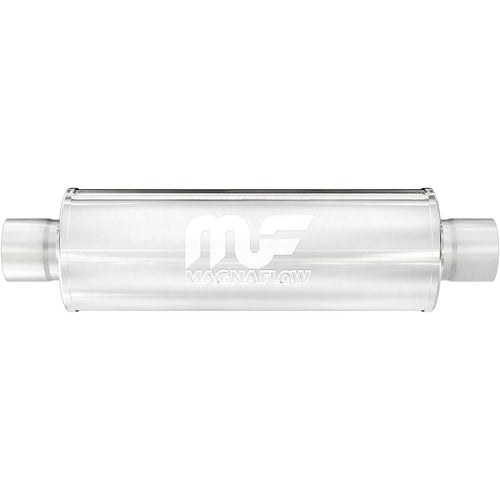 Performance MagnaFlow Exhaust Muffler 10419: 4in. Round, Straight-Through