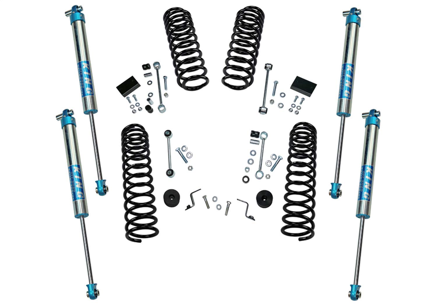 SUPERLIFT SUSPENSION RealTruck 2.5" Lift Kit for Jeep Wrangler JL | Complete Lift Kit with Front & Rear King 2.0 Series Shocks | K185KG | Fits 2018-2023 Jeep Wrangler JL 2 Door