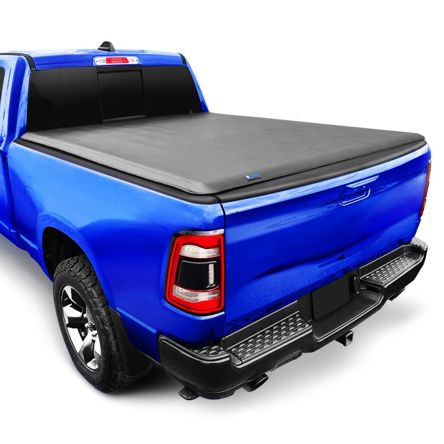 Tyger Auto T1 Truck Bed Soft Roll-up Tonneau Cover Compatible with 2019-2026 Ram 1500 (Not Fit 19-24 Classic) | 6'4" (76") Bed | TG-BC1D9047