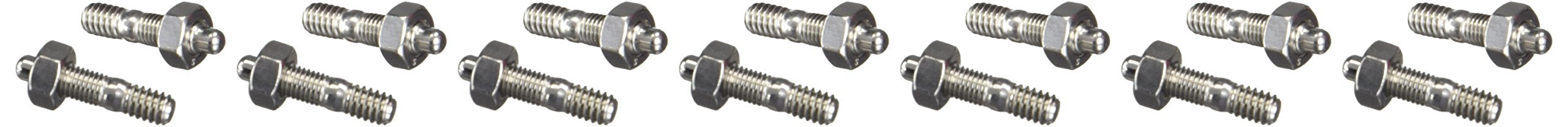 ARP Valve Cover 4007602 Studs With Hex Nuts, Polished Stainless Steel, Package Of 14, For Select Stamped Steel Covers