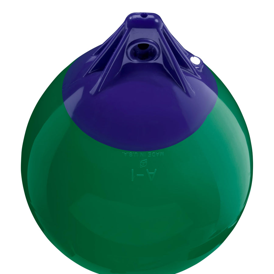 A-1 Standard Blue Ropehold Polyform Buoy - Forest Green