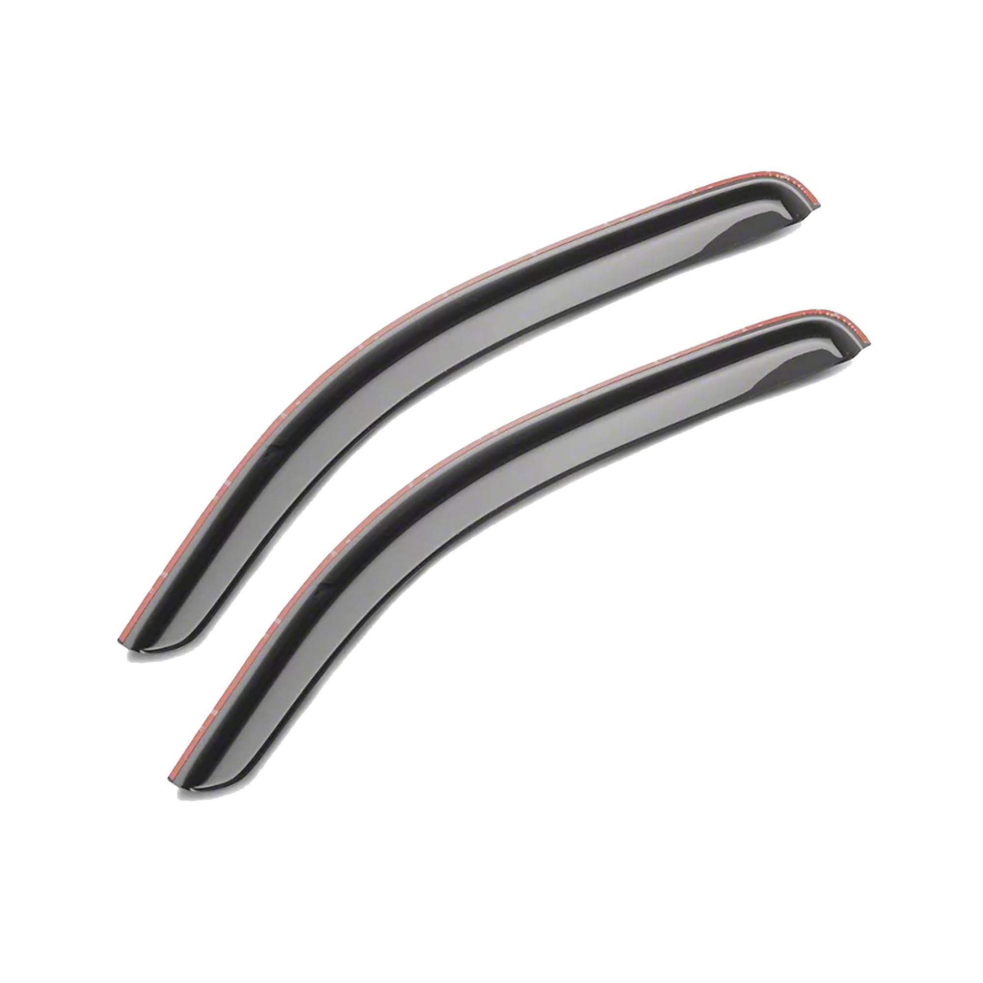 Off Road Black Horse [BHOR Tape On Rain Guards/Wind Deflectors Compatible with 2006-2018 Mercedes-Benz Sprinter Smoke 2 PCs - 145319