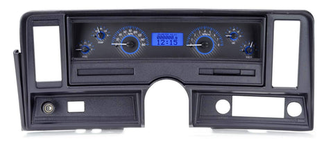 VHX System, 1969-76 Chevy Nova - Carbon Fiber Face Blue Display