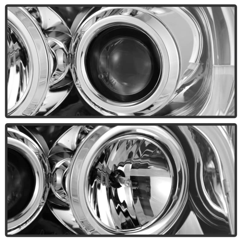 Auto Spyder 5079510 Projector Style Headlights Chrome/Clear
