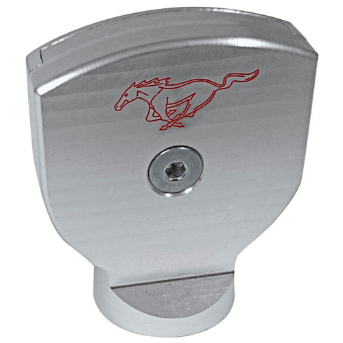 Drake Muscle Cars Dipstick Oil Handle Billet Aluminum with Featuring Officially Licensed Running Pony, Compatible with 2015-2016 Ford Mustang, Model FR3Z-6750-BL