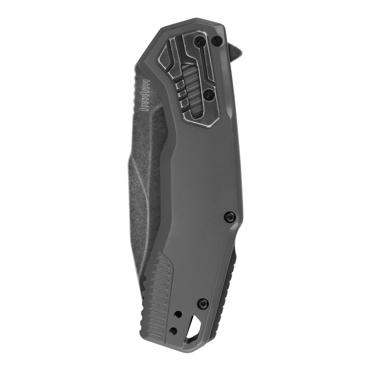 Cannonball Kershaw Pocket Knife, 3.5" D2 Carbon Steel Drop Point Blade, SpeedSafe Assisted Opening with Flipper, Frame Lock, EDC