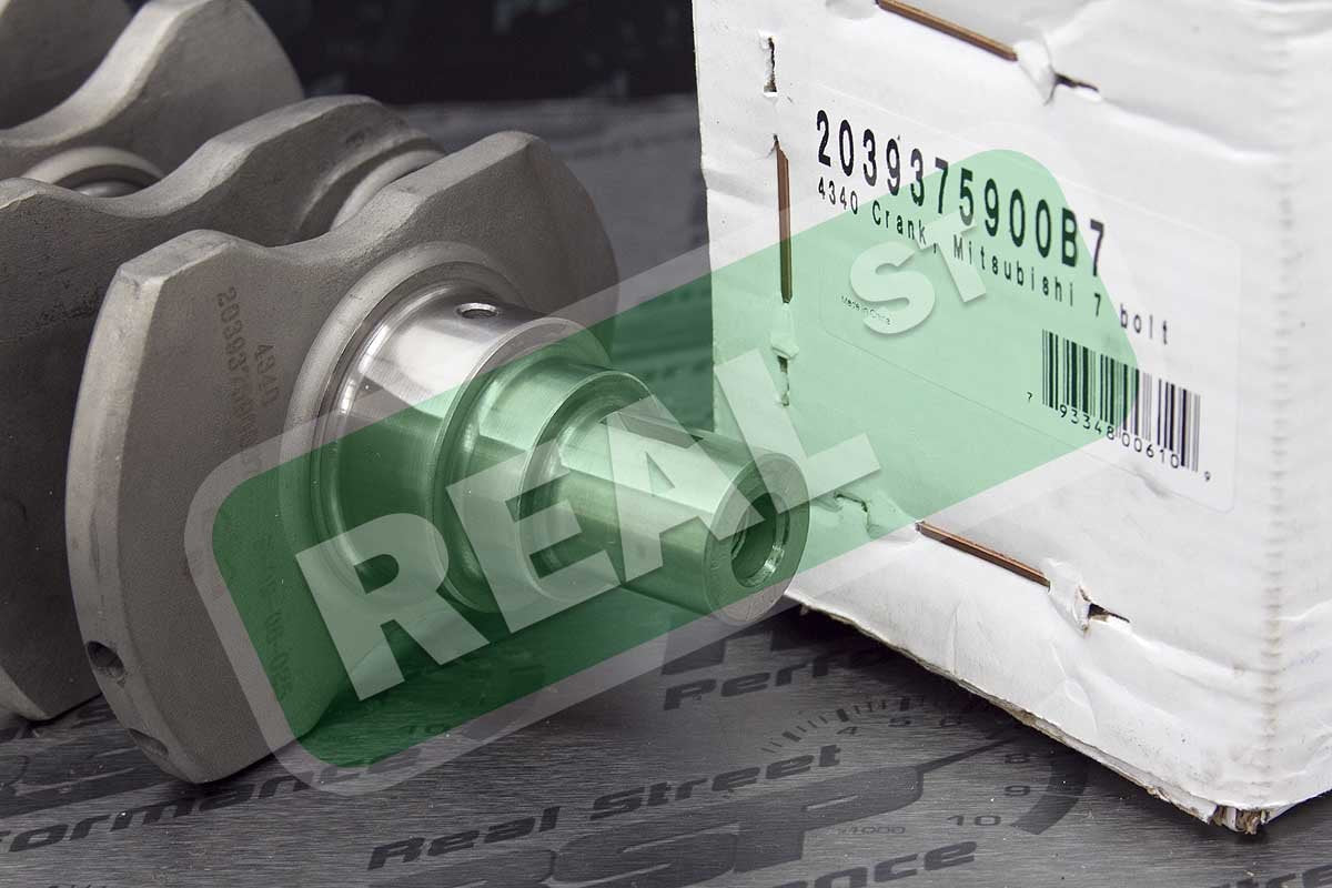 Forged Eagle 2039375900B7 Crankshaft: Mitsubishi, 4G63, 7 bolt flange (each)
