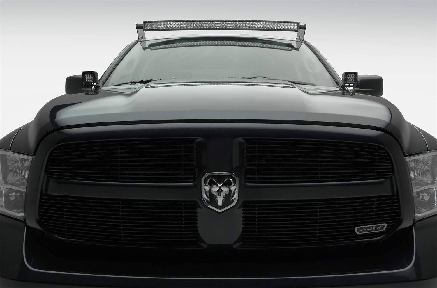 ZROADZ LED Bar Kit Front Roof Mounted - Compatible w/ 2009-2018 Dodge Ram 1500 Complete Kit with Mounting Brackets, 50 Inch Curved Zroadz Led light bar & Wiring Harness- PN #Z334521-KIT-C