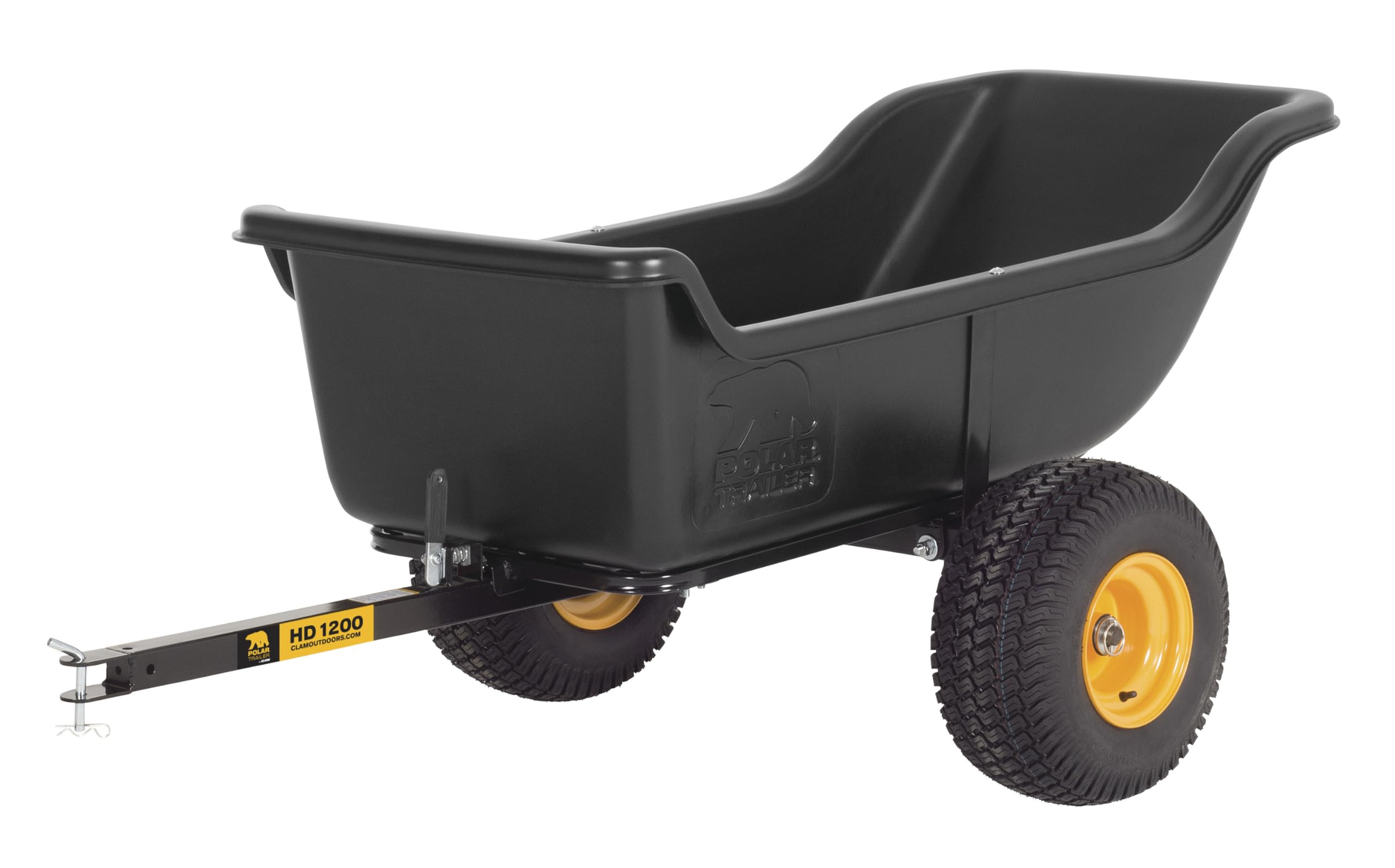 HD 1200 Polar Utility Cart – 1200 lb Capacity Heavy-Duty Hauling Cart with Tilt & Pivot Frame, Wide-Track Tires & Quick-Release Latch – 8232 Model for Ice Fishing & Outdoor Work