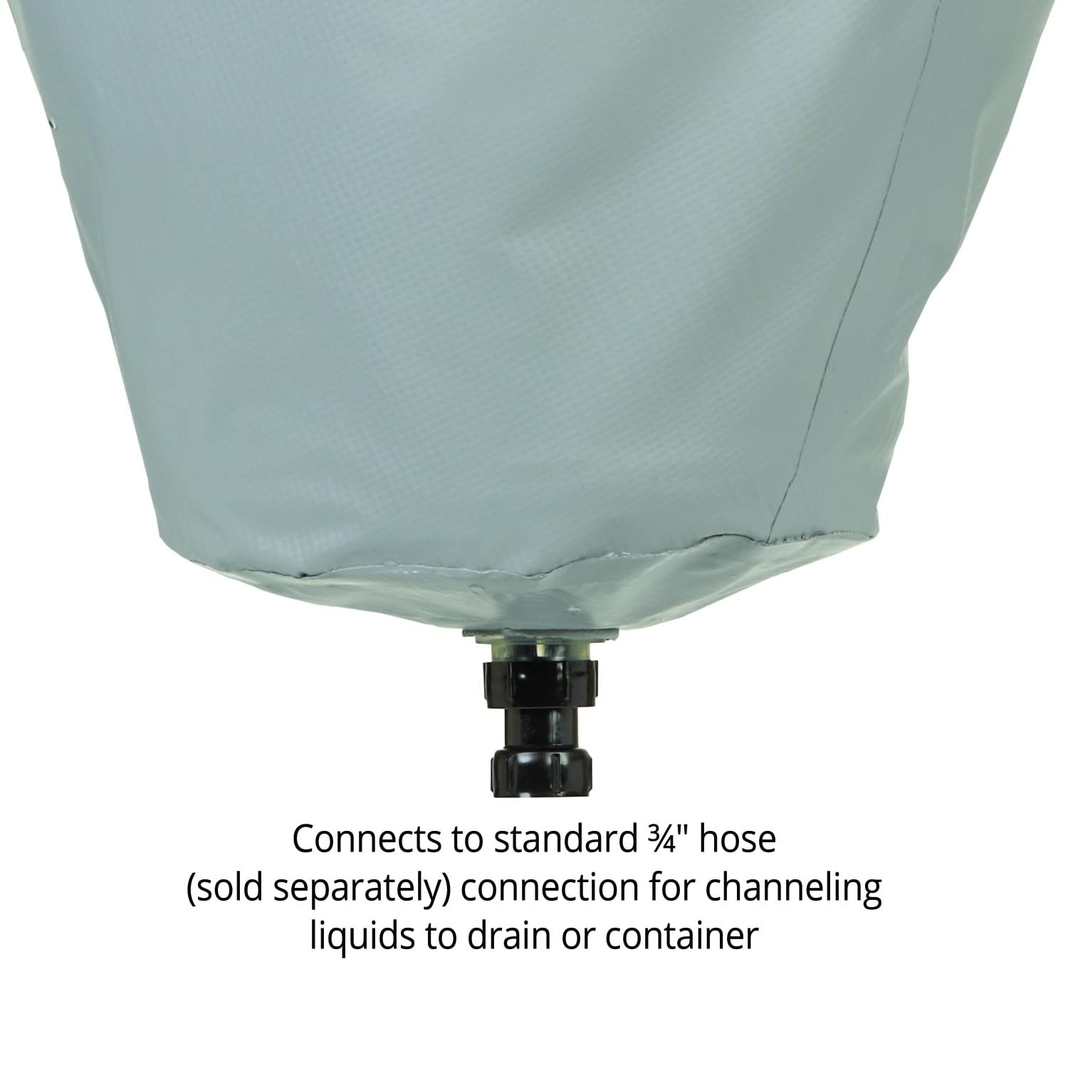 Pig Leak Diverter Pipe, Circle, 18 in dia, Straps Leak Diverter Mounting Style, Gray TLS248-GY - 1 Each