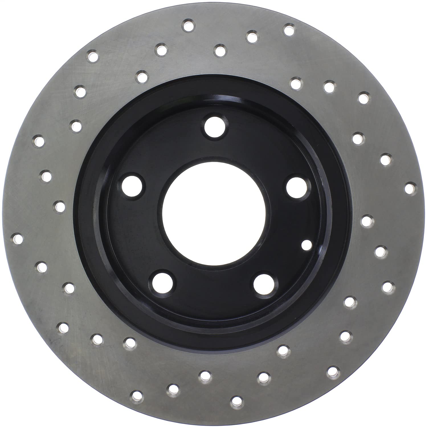 Sport StopTech 128.45081L Cross Drilled Brake Rotor (Rear Left), 1 Pack