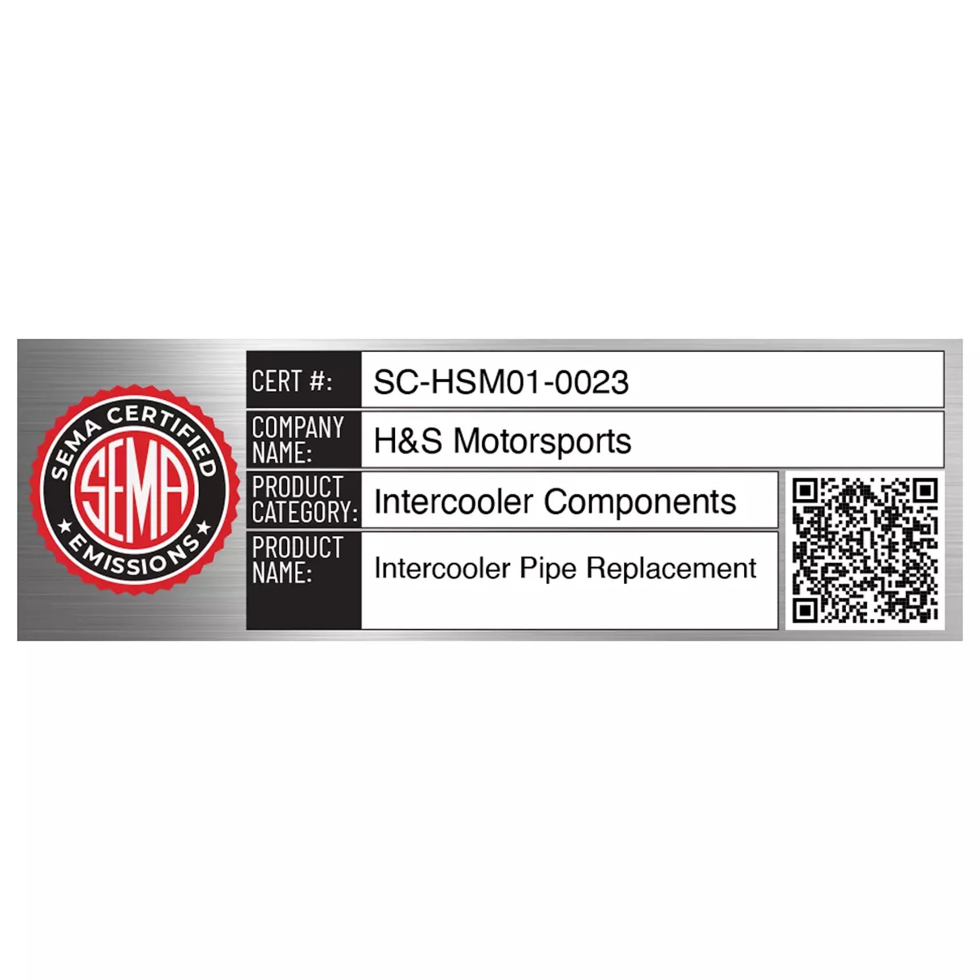 Intercooler Pipe Upgrade Kit H&S Motorsports 122011 (OEM Replacement) Compatible With Ford 6.7L Powerstroke F250 F350 F450 2011-2016