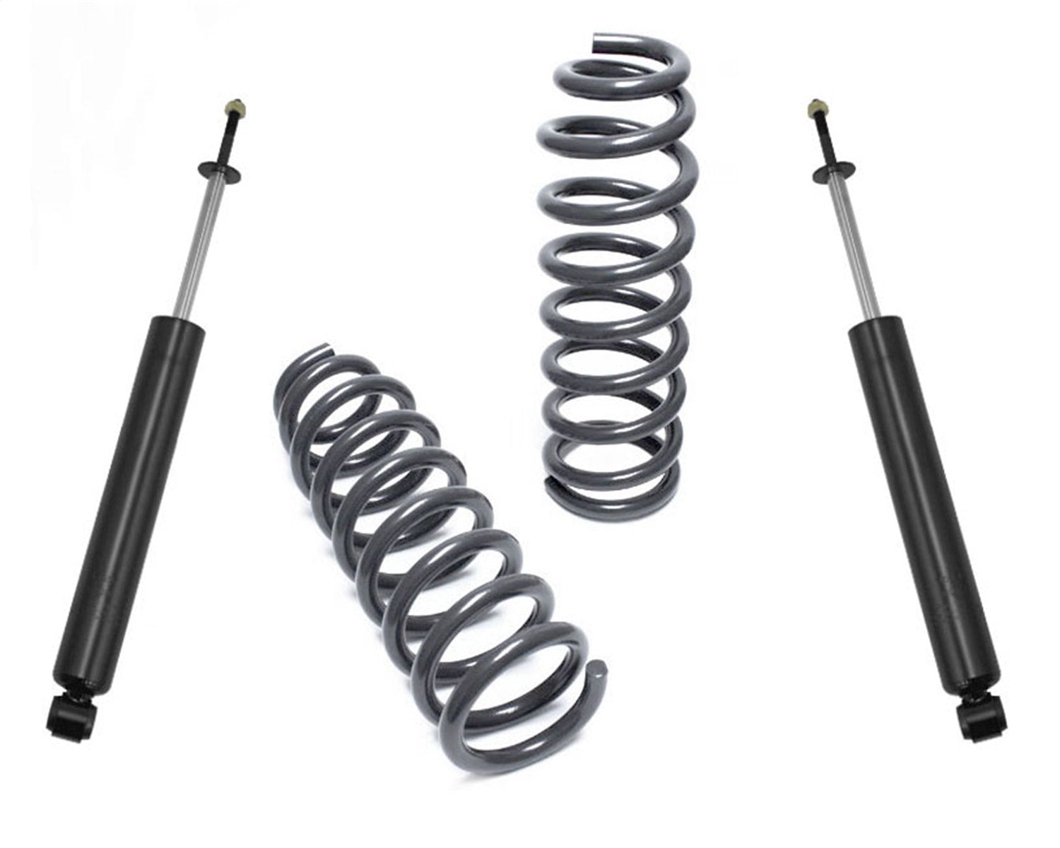 Coil-Over Shock Absorber Kit Maxtrac Suspension 872170 (2.5In Front Lift Coils & Front Maxtrac Shocks 1450Sl 4.7 V8)
