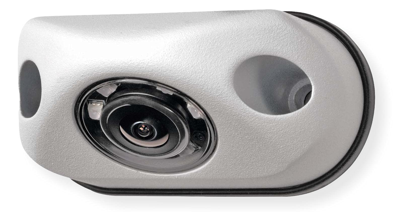 VCAHD140I Voyager Vehicle Surface Mount Heavy Duty Camera, 146-degree Viewing Angle, IR LED Low Light Assist, White Impact Resistant Aluminum Housing, ASTM-B117 Corrosion Resistant