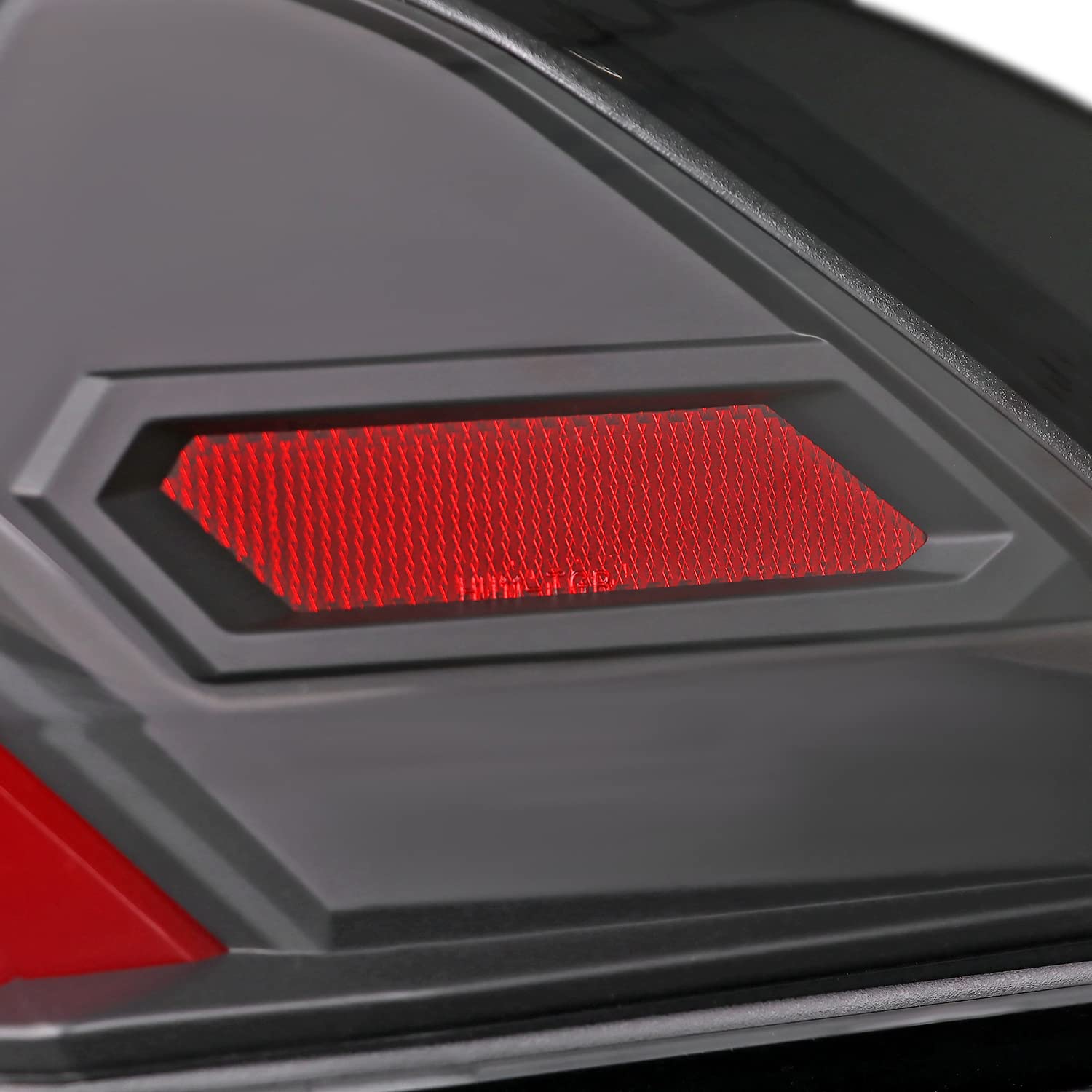 Black LED Sequential Tail Lights w/Red Bar SPEC-D TUNING Compatible with 2019-2023 Toyota RAV4, Left + Right Pair Assembly