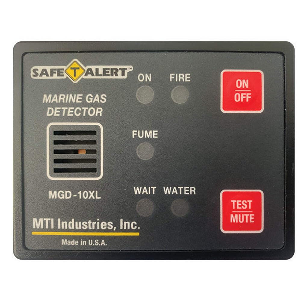 Gas Vapor Alarm Safe-T-Alert Fume, Fire, Bilge Water - Black Surface Mount