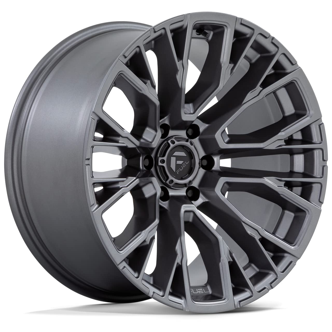 D848 REBAR FUEL OFF-ROAD 17X9, 6X4.5, 5.04, 1mm MATTE GUNMETAL - D84817908750