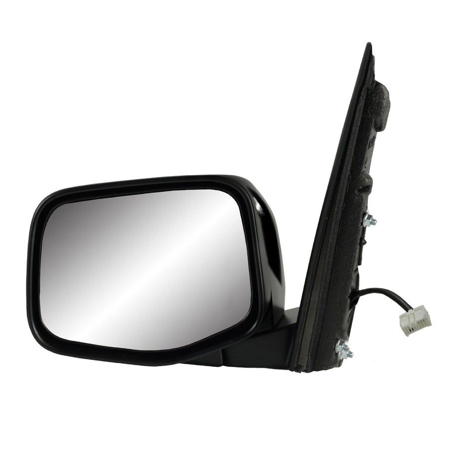 Fit System Driver Side Heated Power Mirror for Honda Odyssey EX, EX-L Model, Textured Black w/PTM Cover, Foldaway